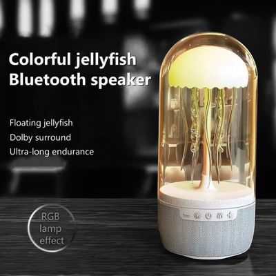 Jellyfish Wireless Speaker Creative Mechanical Dazzling Bluetooth Audio Portable 3D Breathing Light Subwoofer_img_1