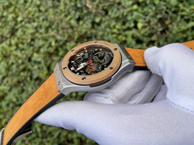 Hublot Automatic Orange Belt - Silver & RG Body_img_3