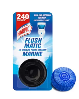 Harpic Flushmatic Marine In-Cistern Toilet Cleaner Block 50 gm each_img_0