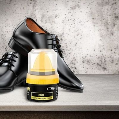 Leather Shoe Maintenance Oil With Sponge Liquid Shoe Polish Cream Fade-Resistant Leather Care Repair Cream For Sofas Furniture_img_2
