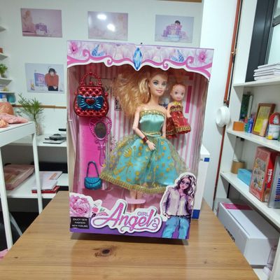 Angel Girl Fashion Doll Set with Baby Doll & Accessories – Princess Style Toy for Girls_img_1