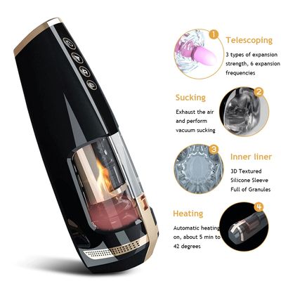 Automatic Thrusting Male Masturbator Penis Glans Stimulation Masturbation Cup Electric Pocket Pussy Stroker Toy Sex Toys for Men_img_2