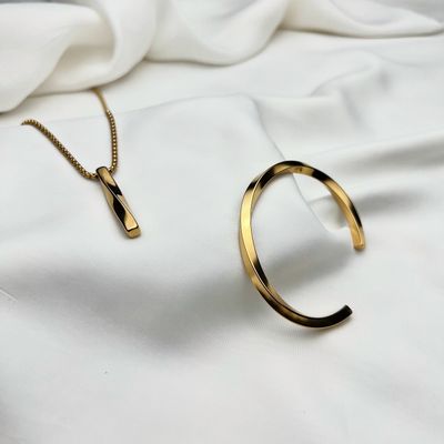 StainlessSteel Bracelet & Pendant Combo_img_0