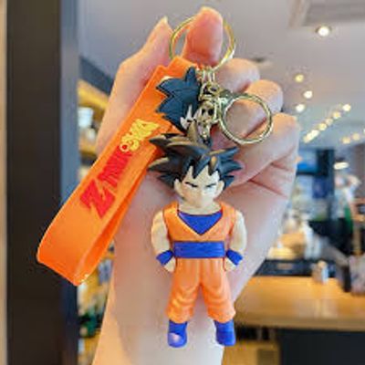 Carat Key Ring Pendant Dragon Ball Bright Color Anime Key Chain_img_3