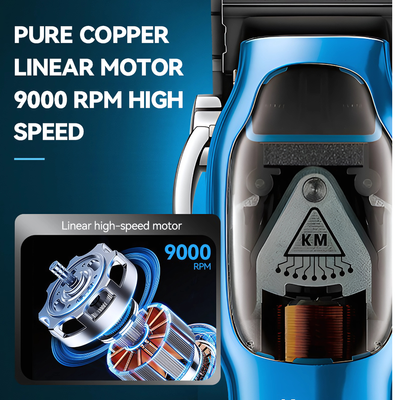 KEMEI KM-1763 high speed Rechargeable Professional  Hair Trimmer For Men_img_2