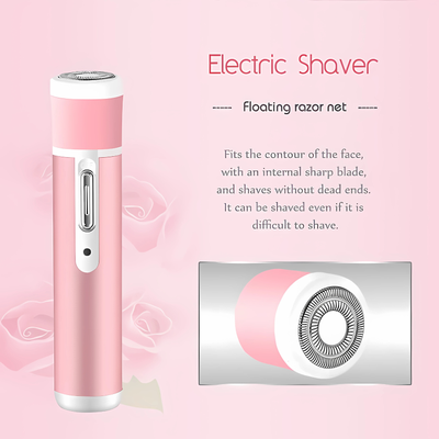 KEMEI KM-6637 Multi-Functional 4 In 1 Rechargeable Women Body Shaver_img_6