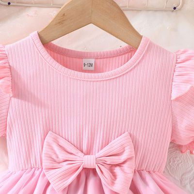 Baby Girl Sweet Pink Butterfly Tulle Princess Dress (6 months to 3 years)_img_2