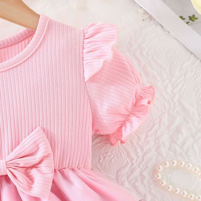 Baby Girl Sweet Pink Butterfly Tulle Princess Dress (6 months to 3 years)_img_3
