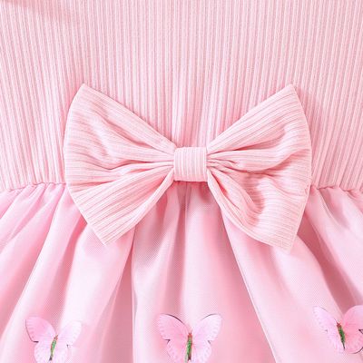 Baby Girl Sweet Pink Butterfly Tulle Princess Dress (6 months to 3 years)_img_4