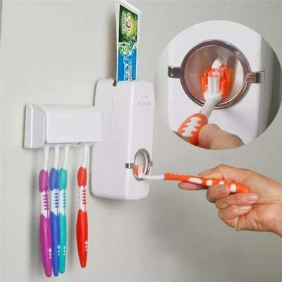 Automatic Toothpaste Dispenser and Brush Holder_img_1