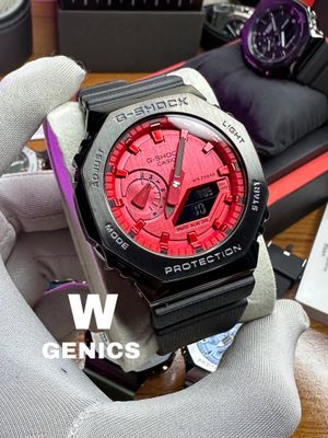 Gshock GA 2100 Red Dial Black Belt_img_0