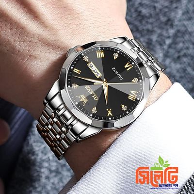 OLEVS 9931G New Exclusive Design Quartz Watch for Men (Full Black)_img_2