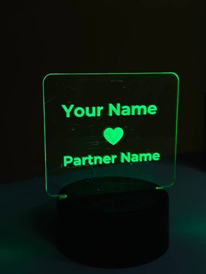 Customizable Love Acrylic Lamp (X Love Y)_img_1