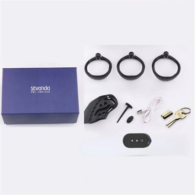 Men's Remote-controlled Intelligent AI Chastity Cage Nautilus CB Penis Lock Conditioning Abstinence Toy Urethral Lock Sex Toy_img_4