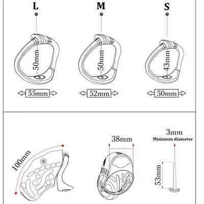 Men's Remote-controlled Intelligent AI Chastity Cage Nautilus CB Penis Lock Conditioning Abstinence Toy Urethral Lock Sex Toy_img_5