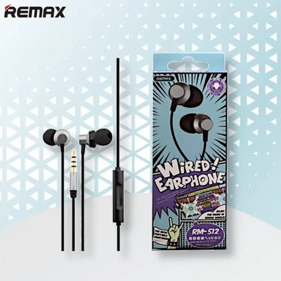 REMAX RM 512 High Performance Wired In-Ear Earphone
