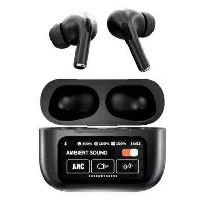 A9 pro ANC Earbuds With Digital Display Touch Screen_img_3