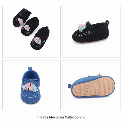Baby Tassel Moccasins Antislip Sole Prewalker Lofer Shoes (0 - 12 Months) for yours ANGEL_img_3