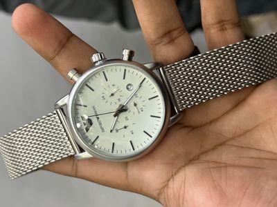 ARMANI MESH CHAIN MATT FS WHITE DIAL_img_0