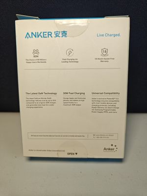 Anker 313 GaN 30W Foldable Charger PIQ 3.0_img_1