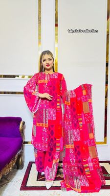 প্রিমিয়াম ডিজিটাল প্রিন্ট থ্রি-পিস – স্টাইলিশ ও আরামদায়ক লুক_img_1