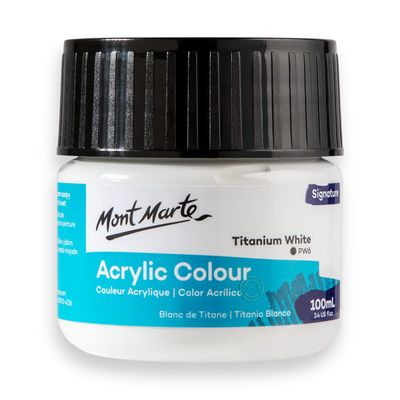 Mont Marte 100ml Titanium White Colour_img_0