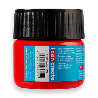 Mont Marte 100ml Red Colour (Brilliant Red)_img_1
