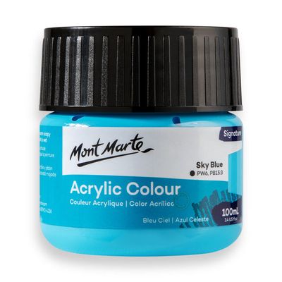 Mont Marte 100ml Sky Blue Colour_img_0