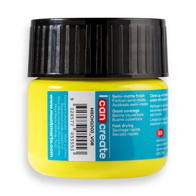 Mont Marte 100ml Lemon Yellow Colour._img_1