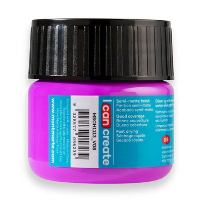 Mont Marte 100ml Fluoro Purple Colour_img_1