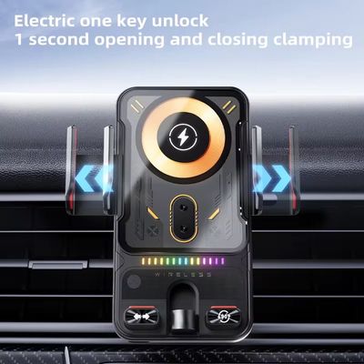 Transparent Electric Wireless Changing Phone Holder_img_1