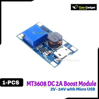 MT3608 DC-DC Step-Up Boost Converter Module 2A | 2V-24V Input to 5V-28V Output_img_0
