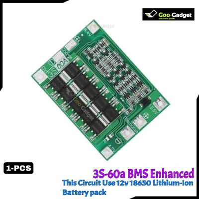 3S 60A BMS Enhanced Version Li-Ion Lithium Battery Charger Protection Board_img_0