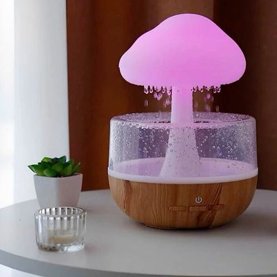 Rain Cloud Night Light Humidifier with seven colour RGB and speaker