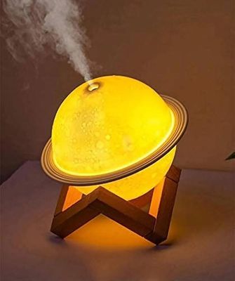 Portable Colorful Ambient Light Planet Humidifier 200ml_img_0
