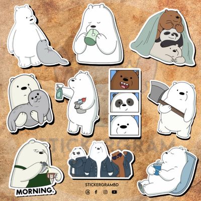 Bare Bears Sticker Set 02_img_0