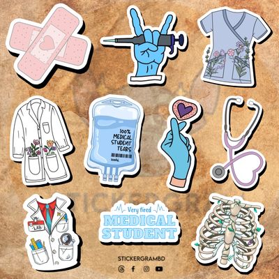 Medical Students Sticker Set_img_0