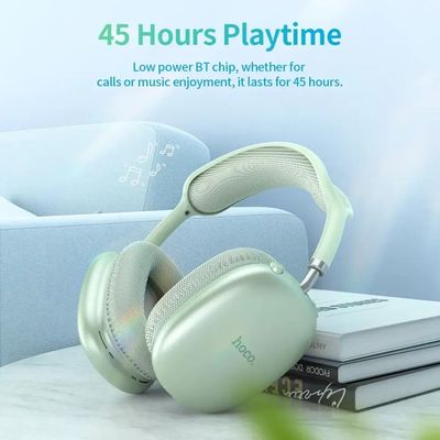 Hoco W35 Air Wireless Headphone- Green Color_img_0