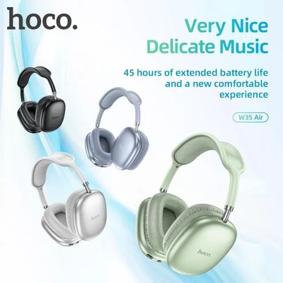Hoco W35 Air Wireless Headphone- Green Color_img_1