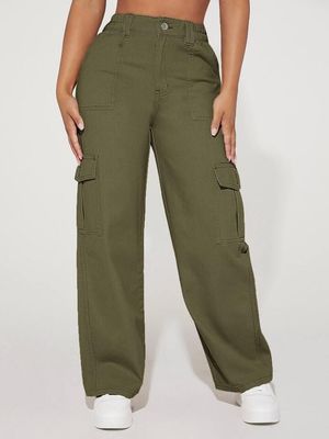 Olive Cargo Denim_img_4