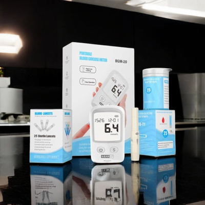 GearUP BGM-20 Diabetes Measuring Machine/ Blood Glucose Meter With 25 Test Strips_img_0
