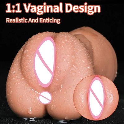 3 in 1 Vagina Sex Toy Men Mastubation Toys for Couples Male Masturbator Man Men's Adult Goods Artificial Vagnas Anal Pussy_img_3