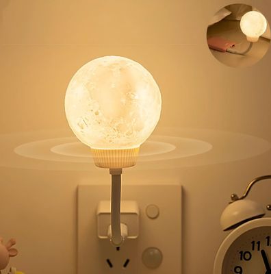 Moon Light Voice Controlled LED Lamp_img_2