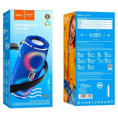 Hoco HC12 RGB Wireless Bluetooth Speaker – Blue Color_img_1