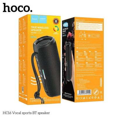 HOCO HC16 10W Bluetooth Speaker 1200mAh Waterproof Travel Soundbox Black_img_1