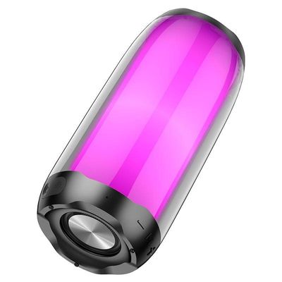 Hoco HC8 Pulsating Luminous Wireless Speaker – Black Color_img_1