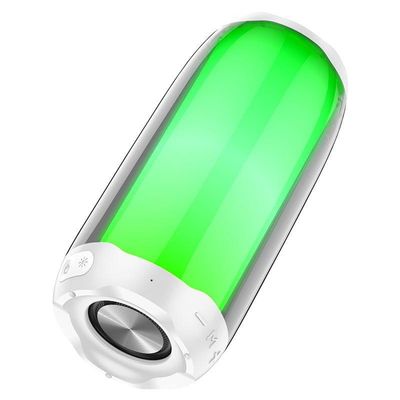 Hoco HC8 Pulsating Luminous Wireless Speaker – White  Color_img_0
