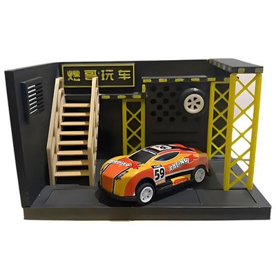 Garage Scene Model – Repair Shop & Car Parking Diorama | IndecorBD_img_2
