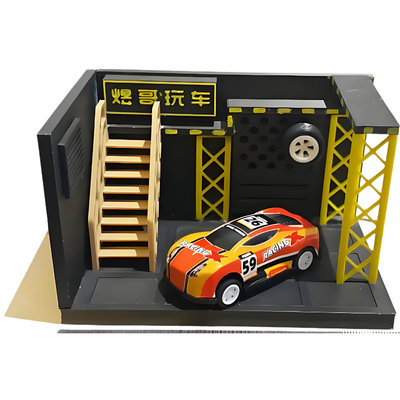 Garage Scene Model – Repair Shop & Car Parking Diorama | IndecorBD_img_3