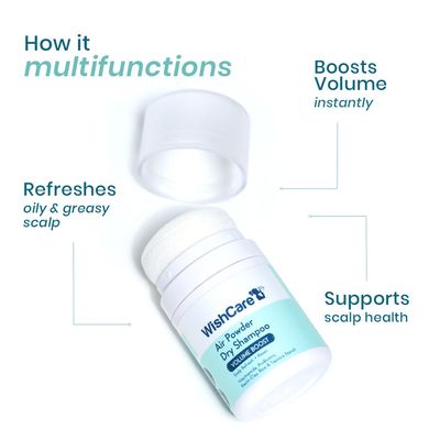 Wishcare Air Powder Dry Shampoo for Oily Hair & Scalp - 10g_img_1